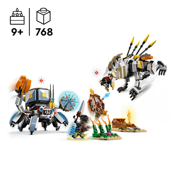 LEGO® Horizon Adventures™ Aloy & Varl vs. Shell-Walker & Sawtooth Toy 77037