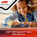 LEGO® Speed Champions BWT Alpine F1® Team A524 Race Car Toy Vehicle 77248