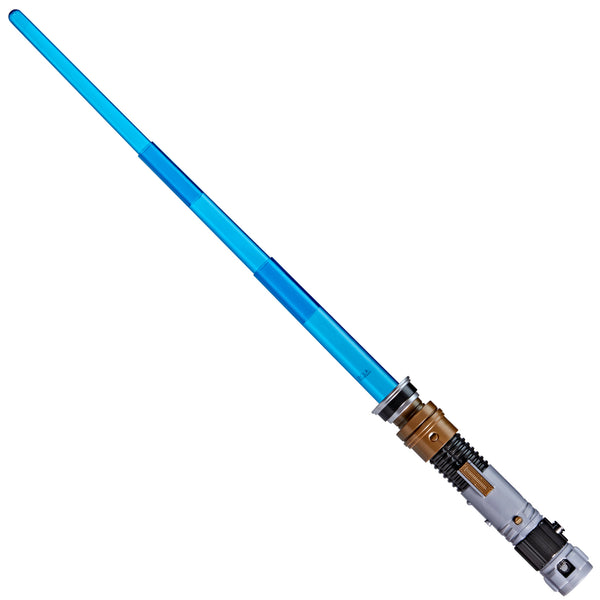 STAR WARS Lightsaber Forge Obi-Wan Kenobi Electronic Extendable Blue Lightsaber