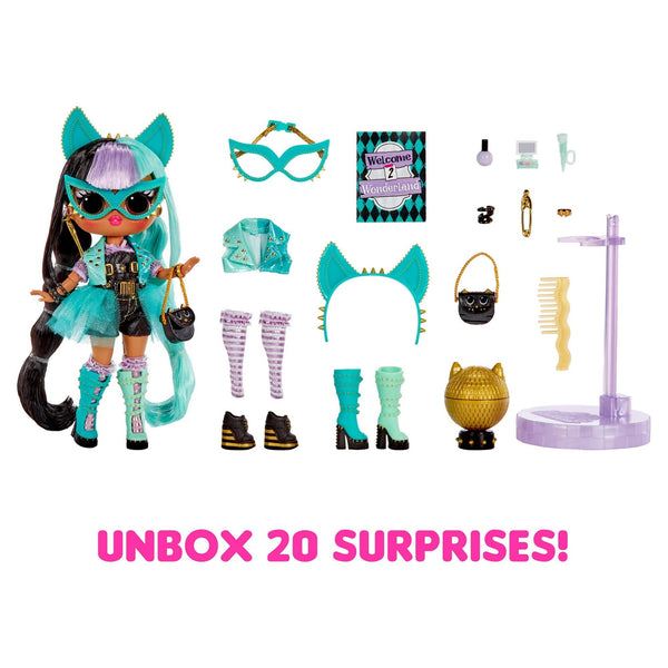 LOL Surprise Tweens Masquerade Party™ Fashion Doll Kat Mischief with 20 Surprisess