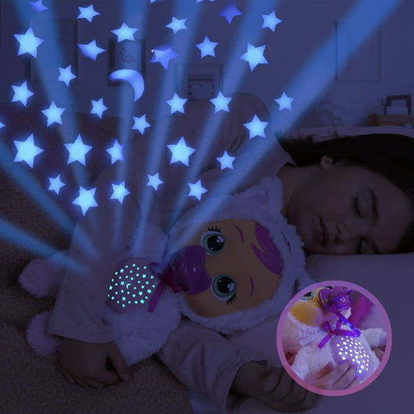 Cry Babies Goodnight Starry Sky Daisy Doll with Moon and Stars Projection