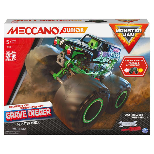 Meccano Junior Official Monster Jam Grave Digger Monster Truck 21101