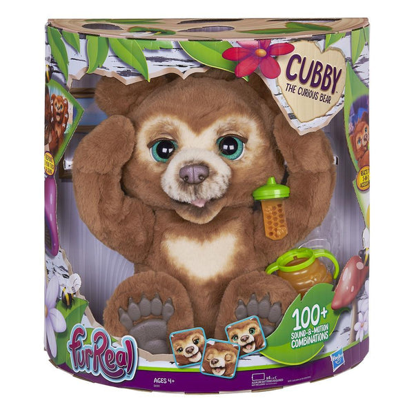 furReal Cubby, the Curious Bear Interactive Plush Toy - DAMAGED BOX