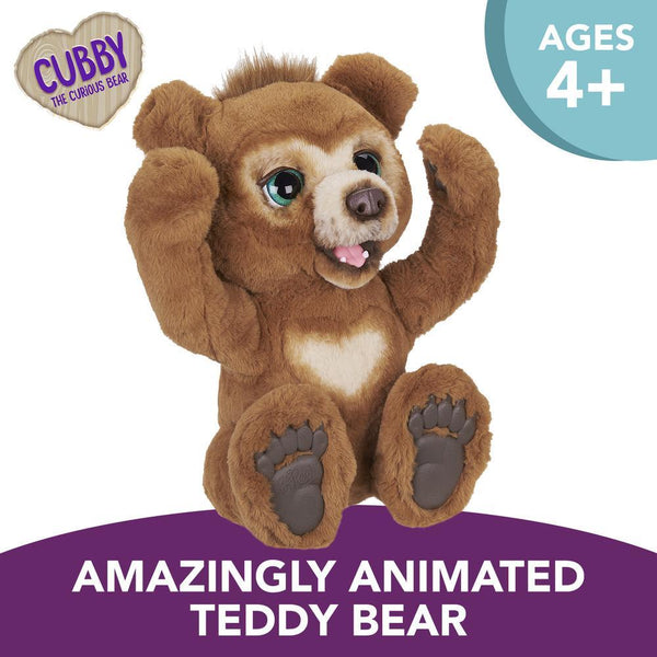 furReal Cubby, the Curious Bear Interactive Plush Toy - DAMAGED BOX