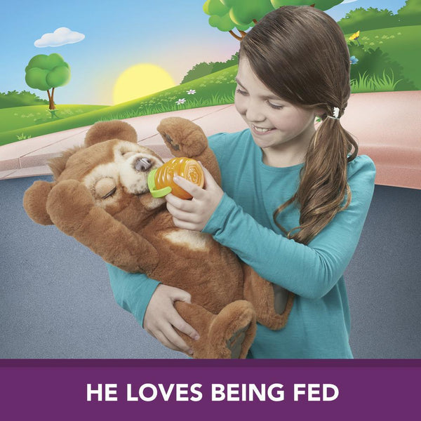 furReal Cubby, the Curious Bear Interactive Plush Toy - DAMAGED BOX