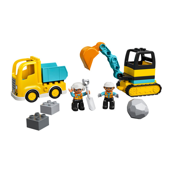 LEGO® DUPLO® Truck & Tracked Excavator 10931