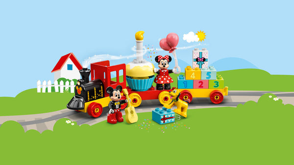 LEGO® DUPLO® ǀ Disney Mickey and Friends - Mickey & Minnie Birthday Train Building Toy 10941