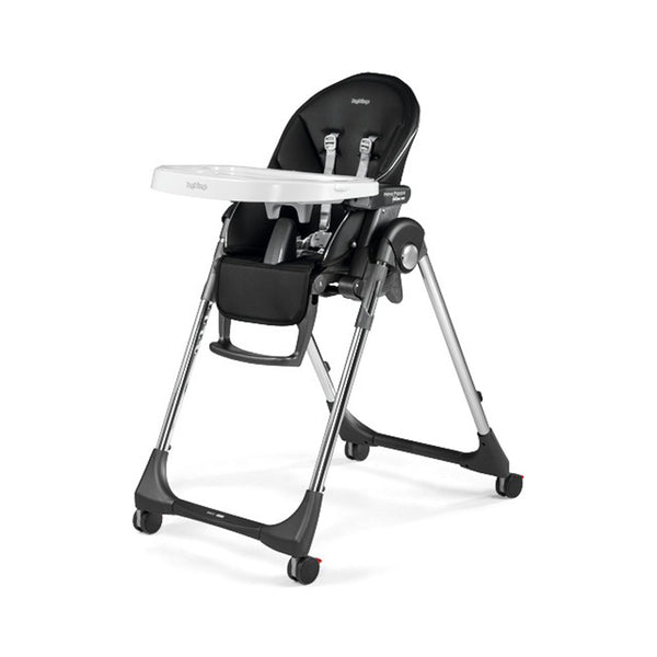 Peg Perego Prima Pappa Follow Me Baby High Chair in Hi-Tech Licorice