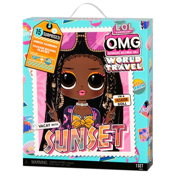 LOL Surprise OMG World Travel Fashion Doll Sunset