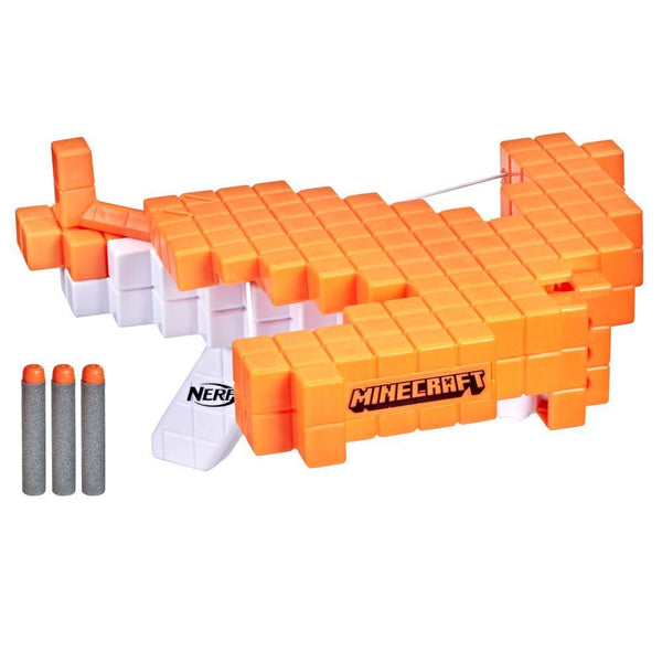 NERF Minecraft Pillager's Crossbow Dart-Blasting Crossbow