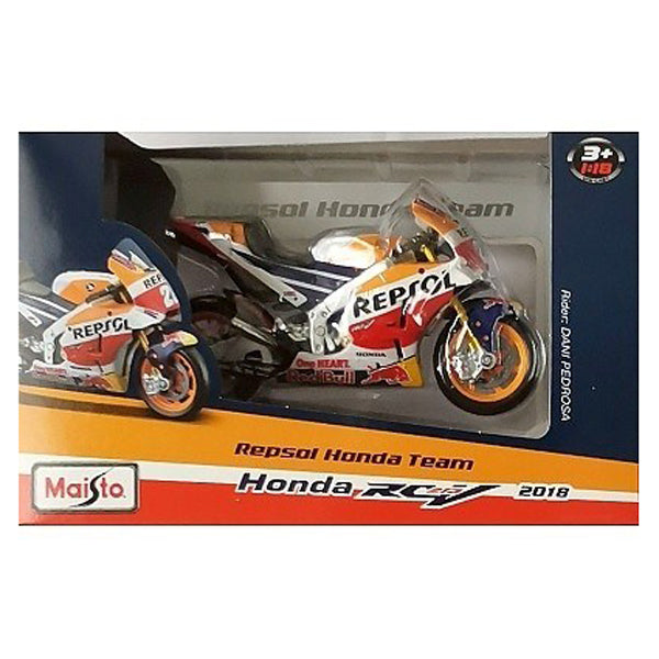 MAISTO 1:18 Die-Cast 2018 Honda Repsol Team MotoGP RC213V Dani Pedrosa