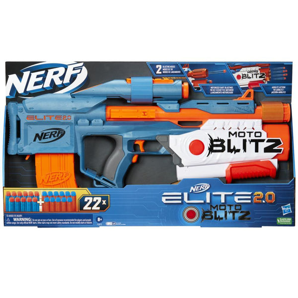 Nerf Elite 2.0, blaster motorisé Phoenix CS-6, 12 fléchettes Nerf, cha