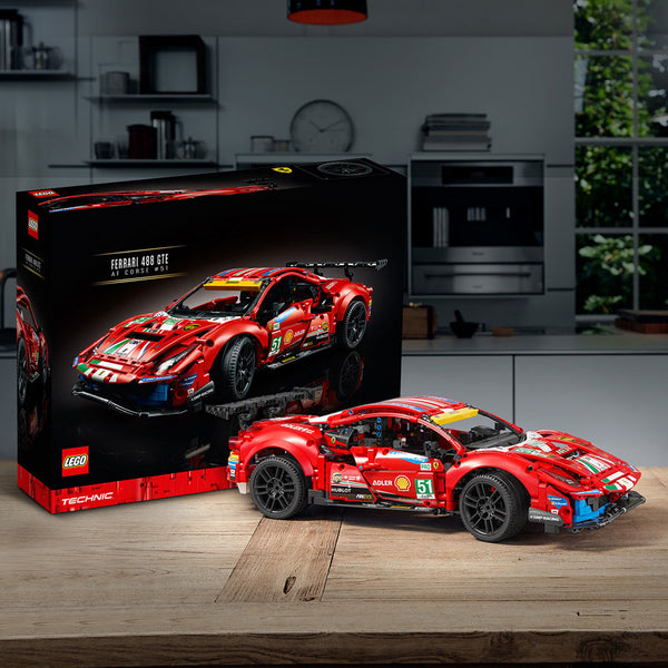 LEGO® Technic™ Ferrari 488 GTE “AF Corse #51” Building Kit 42125