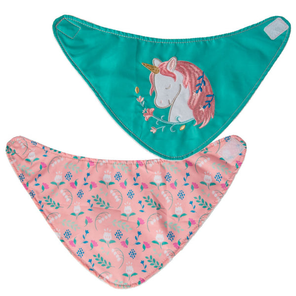 Mary Meyer Twilight Baby Unicorn Wonderlicious Bib Set