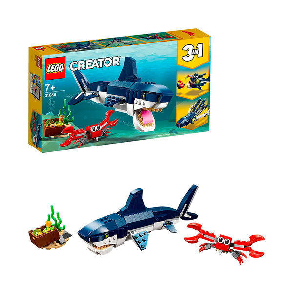 LEGO Creator 3in1 Deep Sea Creatures Building Kit 31088