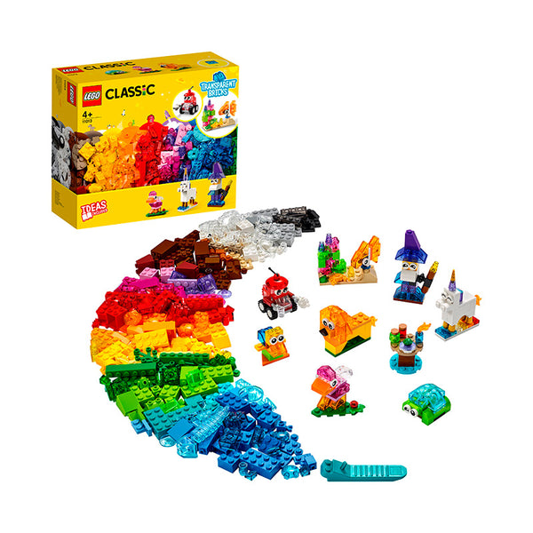 LEGO® Classic Creative Transparent Bricks Kids’ Building Kit 11013