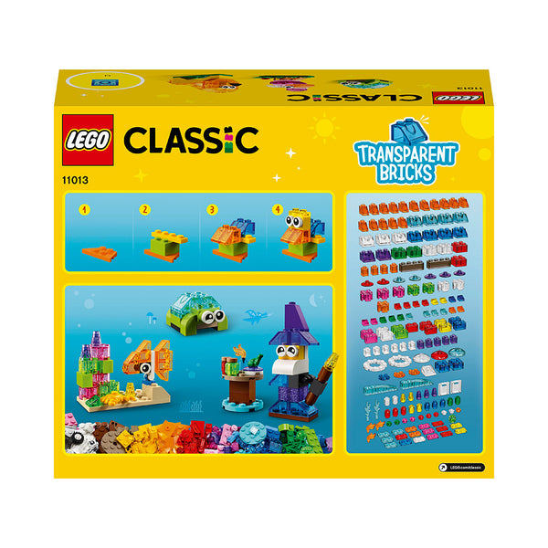 LEGO® Classic Creative Transparent Bricks Kids’ Building Kit 11013