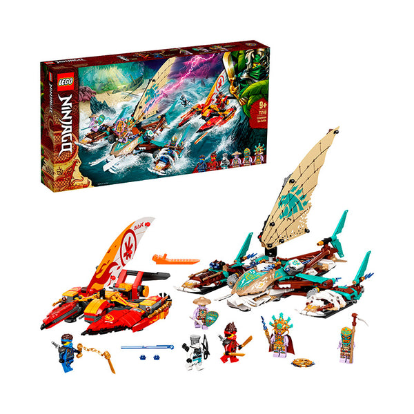 LEGO® NINJAGO® Catamaran Sea Battle Building Kit 71748