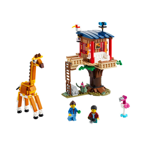 LEGO® Creator 3in1 Safari Wildlife Tree House Building Kit 31116