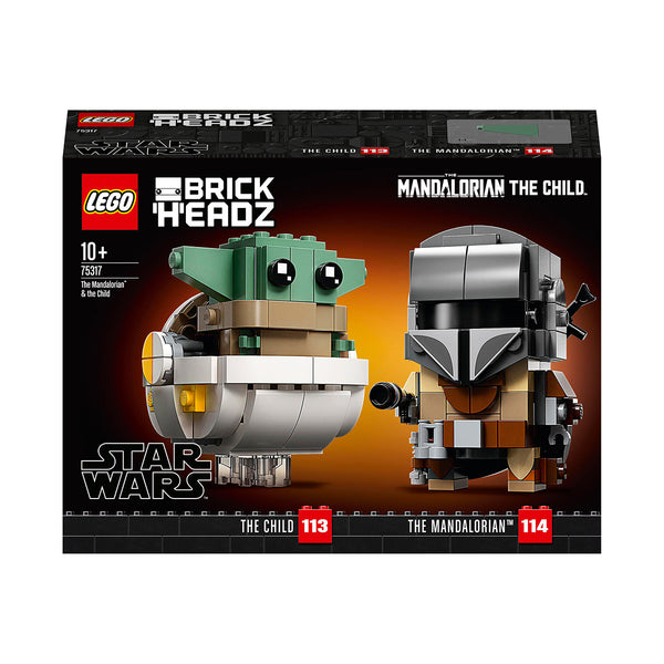 LEGO® BrickHeadz™ Star Wars™ The Mandalorian™ & The Child Building Kit 75317