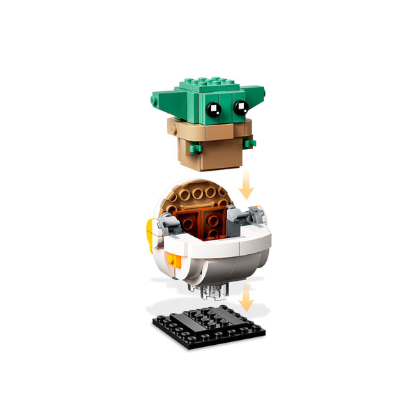 LEGO® BrickHeadz™ Star Wars™ The Mandalorian™ & The Child Building Kit 75317