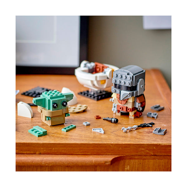 LEGO® BrickHeadz™ Star Wars™ The Mandalorian™ & The Child Building Kit 75317