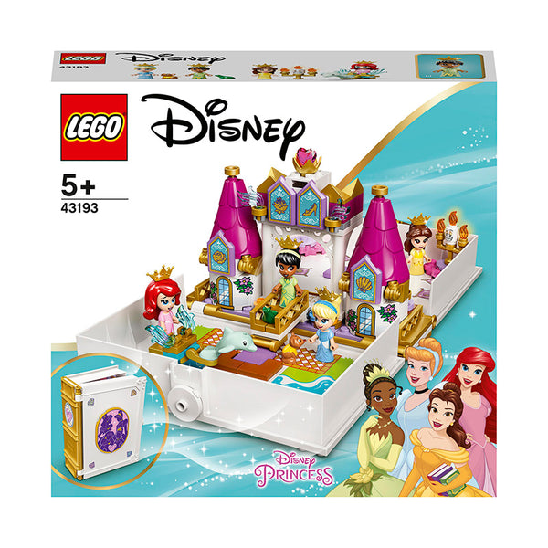 LEGO® ǀ Disney Ariel, Belle, Cinderella and Tiana’s Storybook Adventures Building Kit 43193