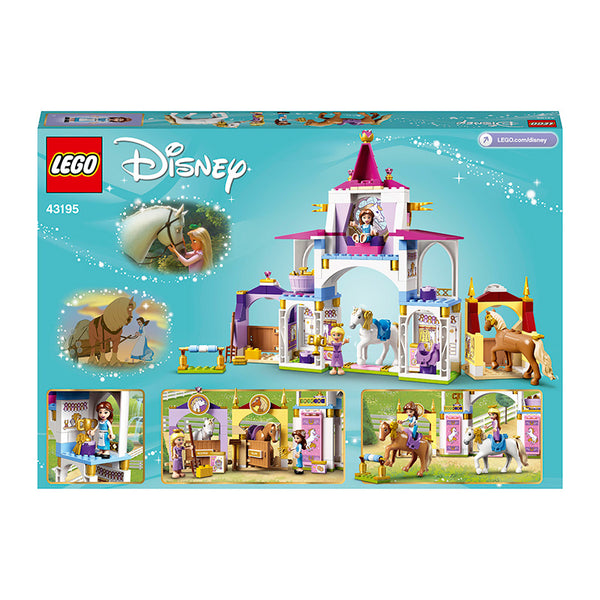 LEGO® ǀ Disney Belle and Rapunzel’s Royal Stables Building Kit 43195