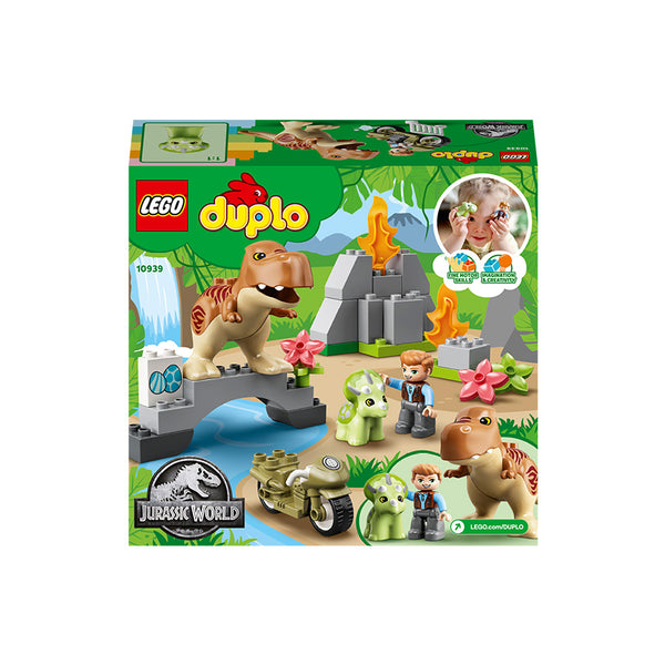 LEGO® DUPLO® Jurassic World T. rex and Triceratops Dinosaur Breakout 10939