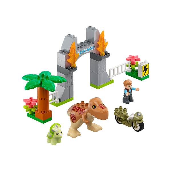 LEGO® DUPLO® Jurassic World T. rex and Triceratops Dinosaur Breakout 10939