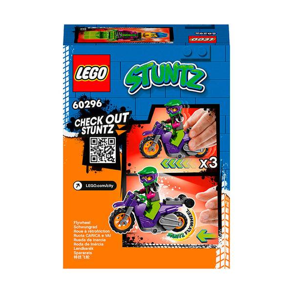 LEGO® City Wheelie Stunt Bike Building Kit 60296