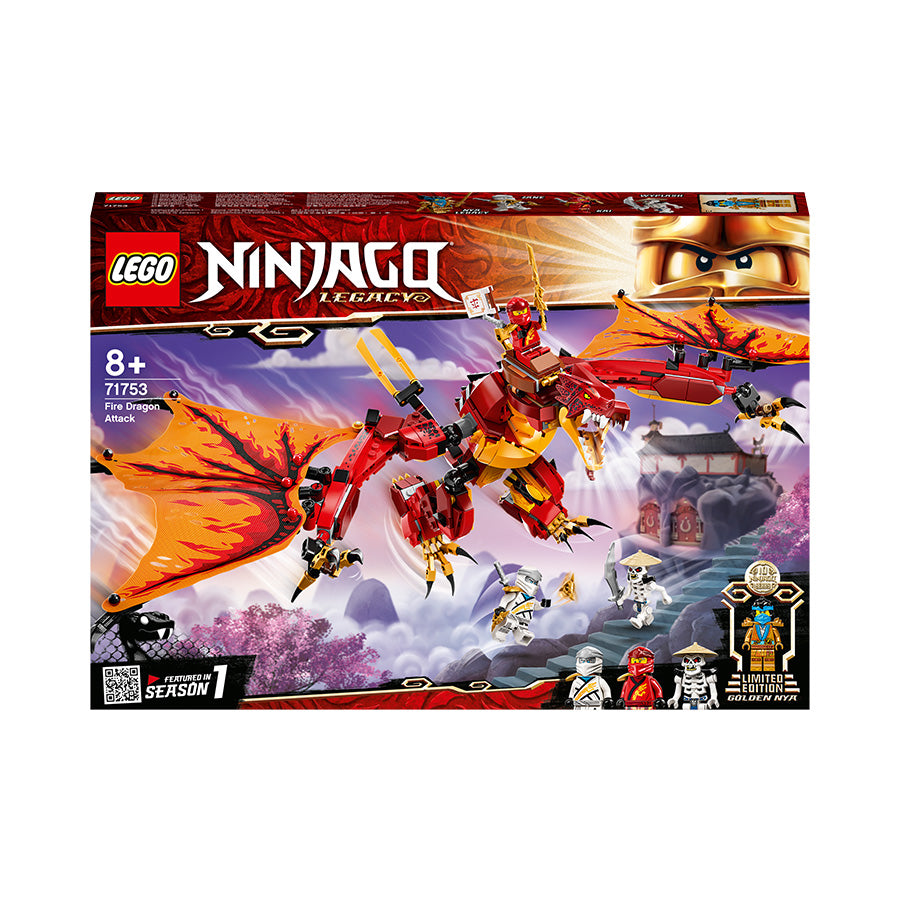 LEGO outlet NINJAGO Fire Dragon Attack 71753