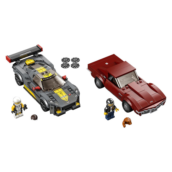 LEGO® Speed Champions Chevrolet Corvette C8.R Race Car and 1969 Chevrolet Corvette Building Kit 76903