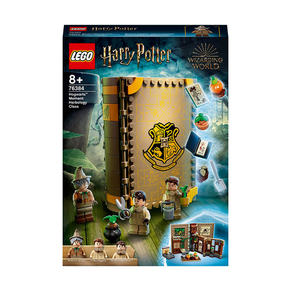 LEGO 76384 Harry Potter Hogwarts Moment: Herbology Class Collectible Book  Toy, Travel Case, Portable Playset