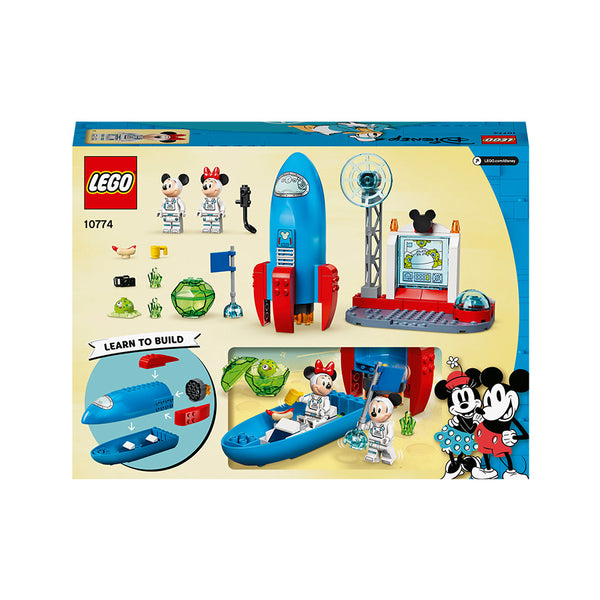 LEGO® ǀ Disney Mickey and Friends Mickey Mouse & Minnie Mouse’s Space Rocket Building Kit 10774