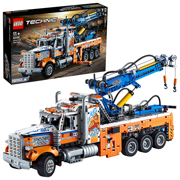 LEGO® Technic Heavy-Duty Tow Truck Model Building Kit 42128