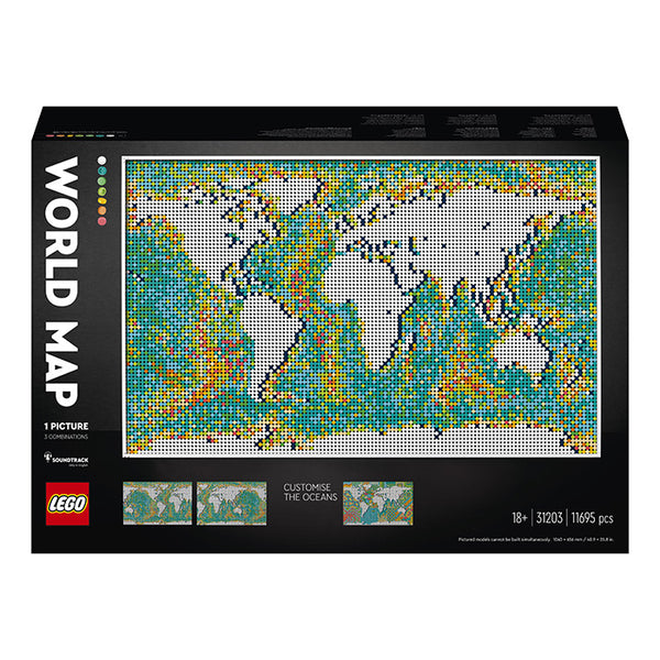 LEGO® Art World Map Building Kit 31203