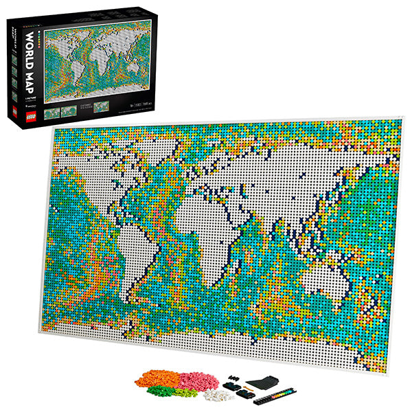 LEGO® Art World Map Building Kit 31203