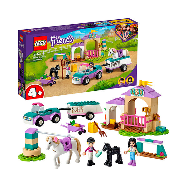 LEGO® Friends Horse Training and Trailer Building Kit 41441