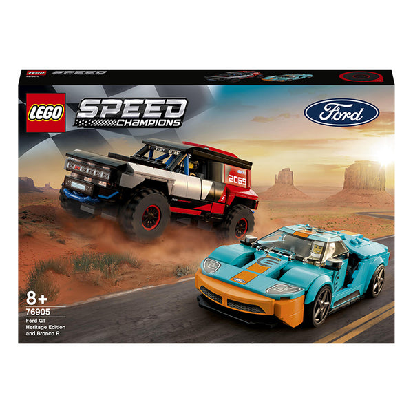 LEGO® Speed Champions Ford GT Heritage Edition and Bronco R Building Kit 76905