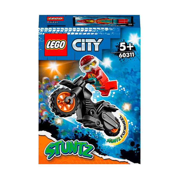 LEGO® City Fire Stunt Bike Building Kit 60311