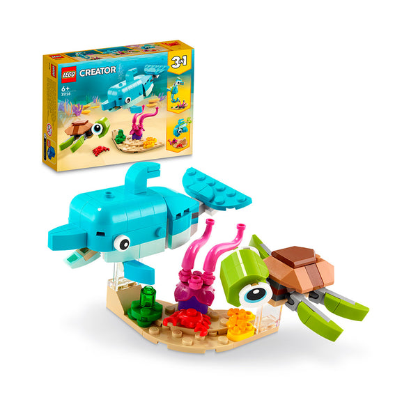 LEGO® CREATOR 3-in-1 Dolphin and Turtle 31128