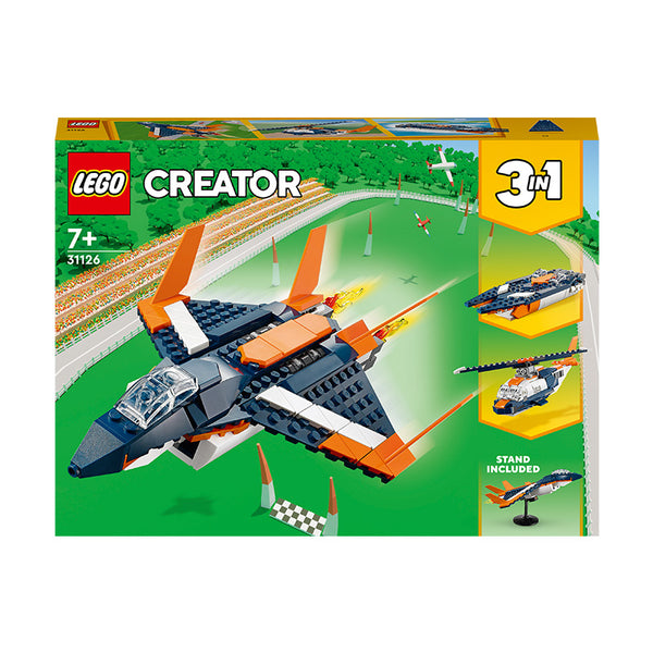 LEGO® Creator 3in1 Supersonic Jet Building Kit 31126