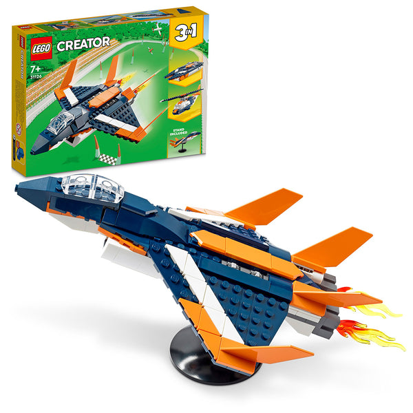 LEGO® Creator 3in1 Supersonic Jet Building Kit 31126