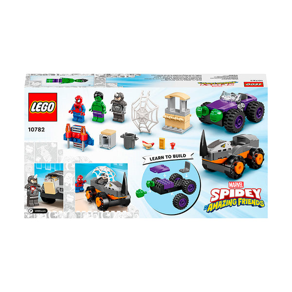 LEGO® Marvel Spidey And His Amazing Friends Hulk vs. Rhino Truck Showdown 10782