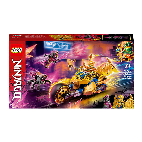 LEGO® NINJAGO® Jay’s Golden Dragon Motorbike Building Kit 71768