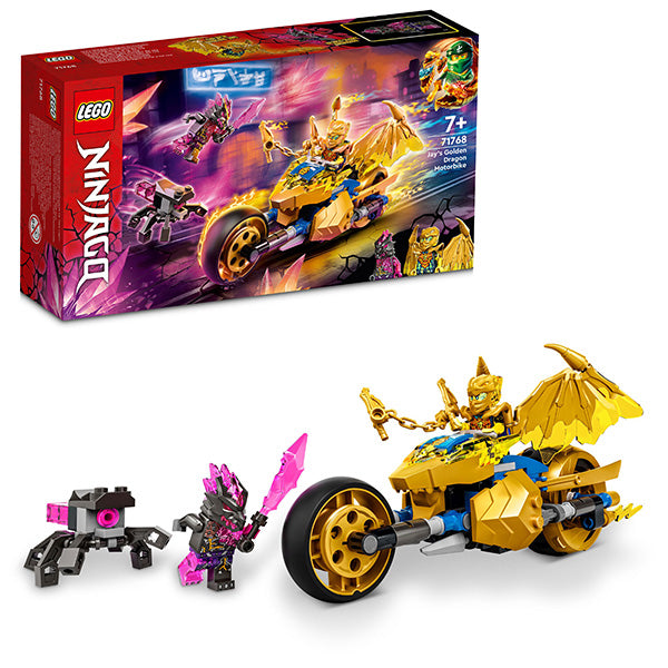 LEGO® NINJAGO® Jay’s Golden Dragon Motorbike Building Kit 71768