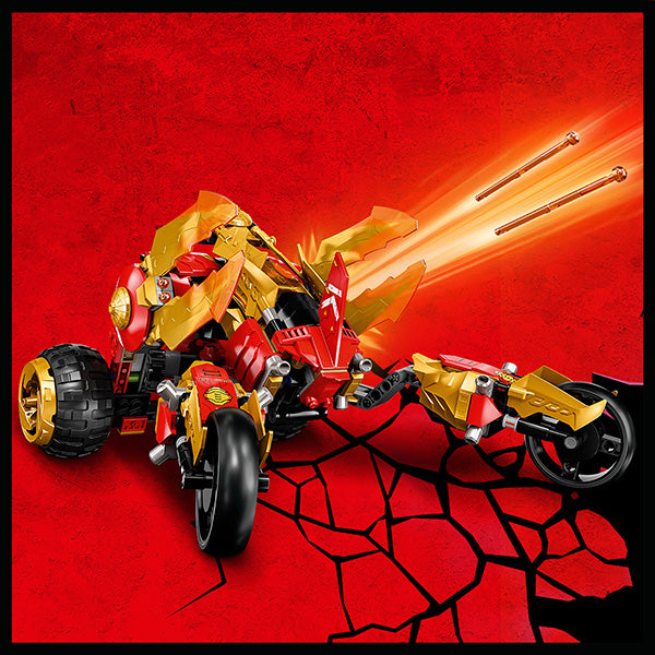 LEGO® NINJAGO® Kai’s Golden Dragon Raider Building Kit 71773