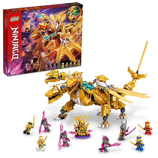 LEGO® NINJAGO® Lloyd’s Golden Ultra Dragon Building Kit 71774