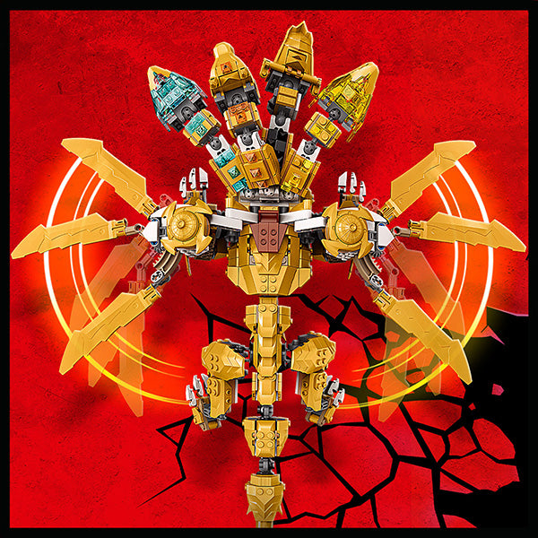 LEGO® NINJAGO® Lloyd’s Golden Ultra Dragon Building Kit 71774